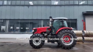 100HP Farm Tractor Field Operation Video for Paddy and Dry Land