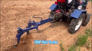 18HP Mini Wheel Tractor Working Video for Small Farms