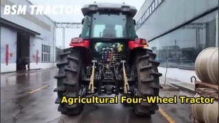 Tractor con tracción en las cuatro ruedas 4WD | Demostración de funcionamiento de tractores agrícolas de exportación